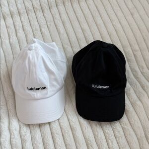 Lululemon Women Caps Black and White